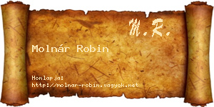 Molnár Robin névjegykártya